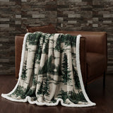 Joshua Campfire Sherpa Throw, 6 MOQ
