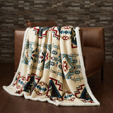 Spirit Valley Campfire Sherpa Throw, 6 MOQ