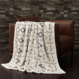 Arrow Campfire Sherpa Throw, 6 MOQ