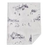 Ski Life Campfire Sherpa Throw, 6 MOQ