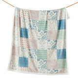 Patchwork Paisley Campfire Sherpa Throw, 6 MOQ