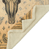 Marston Longhorn Campfire Sherpa Throw, 6 MOQ