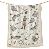 Angler Gear Campfire Sherpa Throw, 6 MOQ