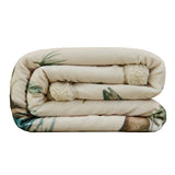 Deer Cabin Campfire Sherpa Throw