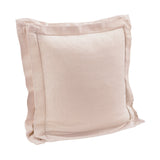 Luna Double Flanged Washed Linen Blend Pillow