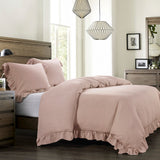 Lily Washed Linen Blend Bedding Set