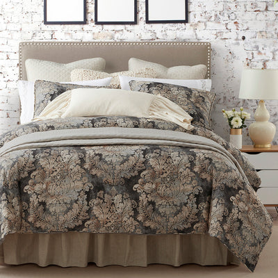 Victoria Washed Linen Blend Bedding Set