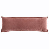 Stonewashed Cotton Canvas Long Lumbar Pillow