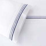 Border Embroidery 350TC Cotton Sateen Sheet Set