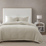 Stonewashed Cotton Waffle Weave Duvet Cover Set
