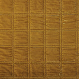 Stella Faux Silk Velvet Double Box Stitch Quilt Set