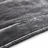 Stella Faux Silk Velvet Double Box Stitch Quilt Set