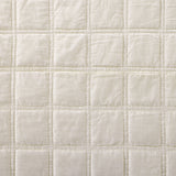 Stella Faux Silk Velvet Double Box Stitch Quilt Set