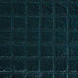 Stella Faux Silk Velvet Double Box Stitch Quilt Set
