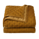 Stella Faux Silk Velvet Pintuck Quilt