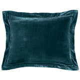 Stella Faux Silk Velvet Flanged Dutch Euro Pillow