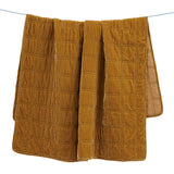 Stella Faux Silk Velvet Double Box Stitch Throw