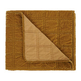 Stella Faux Silk Velvet Double Box Stitch Throw