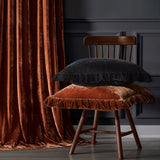 Stella Faux Silk Velvet Curtain