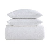 Camellia Paisley Matelassé Bedding Set