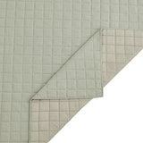 Beckett Washed Linen Blend Box Stitch Quilt Set