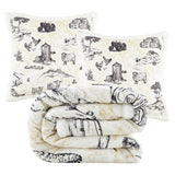 Farm Life Campfire Sherpa Throw, 6 MOQ