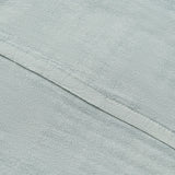 Stonewashed Cotton Velvet Quilt Set - Dusty Aqua