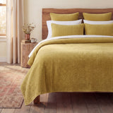 Stonewashed Cotton Velvet Quilt Set - Tuscan
