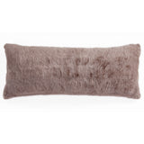 Ruched Rabbit Lumbar Pillow