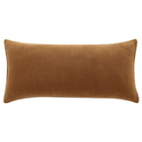 Woven Suede Lumbar Pillow
