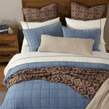Stonewashed Denim Quilt Set