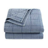 Stonewashed Denim Quilt Set