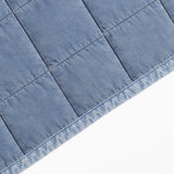 Stonewashed Denim Quilt Set