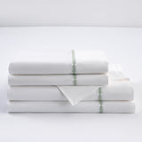 Laurel Embroidered Border 350TC Cotton Sateen Sheet Set