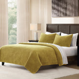 Stonewashed Cotton Velvet Quilt - Tuscan