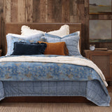 Western Suede Fringed Lumbar Pillow