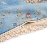 Lee Western Washed Denim Teddy-Backed Pillow, 2 MOQ