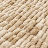 Ruched Rabbit Double-Sided Throw