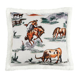 Ranch Life Western Toile Campfire Sherpa Throw, 6 MOQ