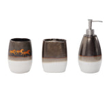 Ceramic Running Remuda 3PC Countertop Bathroom Set from HiEnd Accents