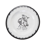 Ranch Life Melamine Dinner Plates, Set of 24