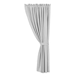 Luna Washed Linen Blend Lined Curtain