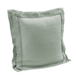 Luna Double Flanged Washed Linen Blend Pillow