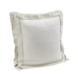 Luna Double Flanged Washed Linen Blend Pillow