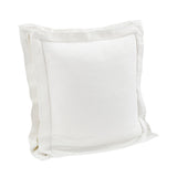 Luna Double Flanged Washed Linen Blend Pillow