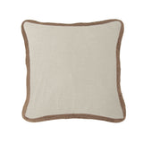 Luna Washed Linen Blend Jute Trimmed Pillow