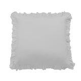 Lily Washed Linen Blend Ruffled Euro Sham