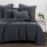 Stonewashed Cotton Canvas Coverlet from HiEnd Accents