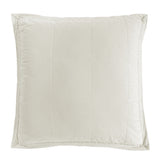 Stonewashed Cotton Canvas Euro Sham