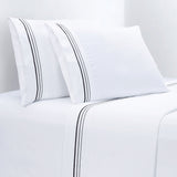 Border Embroidery 350TC Cotton Sateen Sheet Set